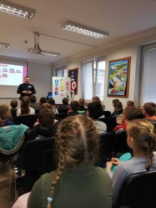 Z wizytą w Komendzie Miejskiej Policji w Zielonej Górze