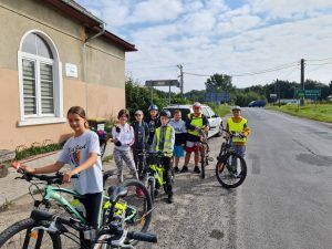 Pierwsza wycieczka Koła Rowerowego