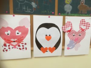 prace przedstawiające serduszka