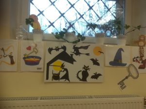 Tradycje andrzejkowe w świetlicy szkolnej.