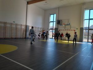 Pierwszy trening karate