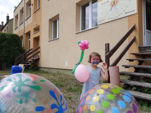 dziewczynka z balonami