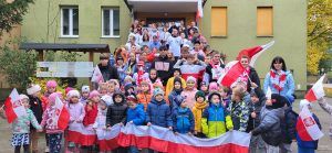 uczniowie gotowi do biegu