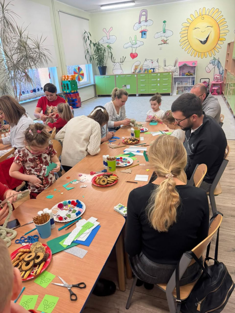 Rodzinne warsztaty w przedszkolu