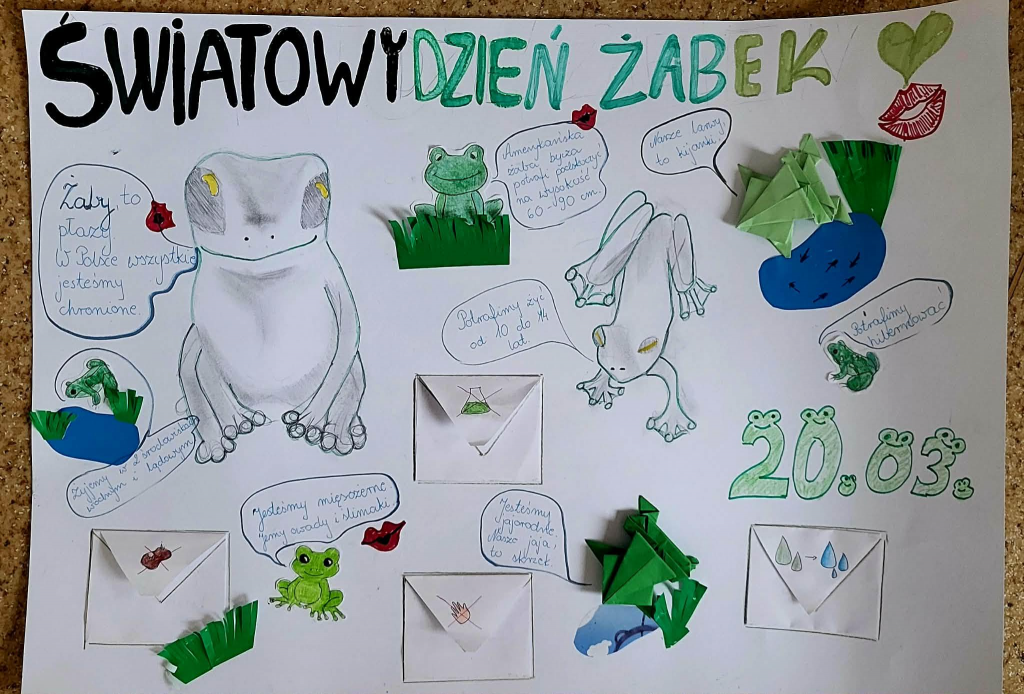 Szkolne Koło Ekologiczne przypomina o Dniu Żaby